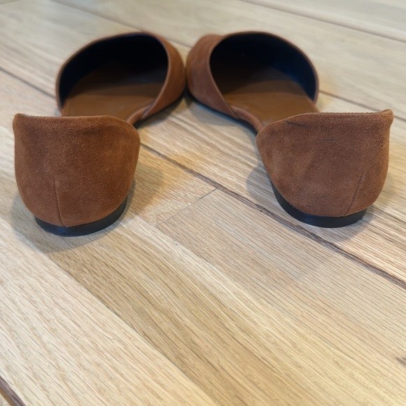 JENNI KAYNE d’Orsay Flats in Suede Vero Cuoio in Saddle (Camel) sz 37 RARE & EUC - Picture 8 of 11